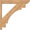 Ekena Millwork Merced Slat Smooth Outlooker, Western Red Cedar, 5 1/2"W x 30"D x 30"H OUT06X30X30MRC06SWR - alternate 2